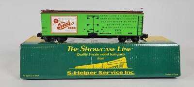 S-Gauge S-Helper Tivoli Beer Reefer - 00500 NIB Showcase Line 00500 TUX Tivoli - Image 1 of 4