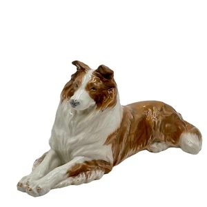 Royal Copenhagen Collie Dog Figurine 1701 Denmark 11” Excellent - Picture 1 of 15
