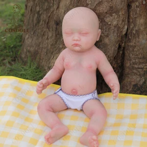 COSDOLL 17.7" Reborn Baby Dolls Full Platinum Silicone Baby Dolls 3.45KG Newborn - Picture 1 of 20