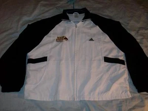 TEXAS STATE Tennis Bobcats adidas Windbreaker Zipper Jacket Ladies X-Large used - Picture 1 of 2