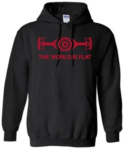 Subaru World Is Flat Logo Pullover Forester Impreza WRX STI Hoodie SWEATSHIRT - Picture 1 of 2