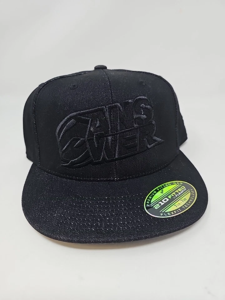 Gorra de moto Answer Racing negra Flexfit L-XL Foto 1 de 1