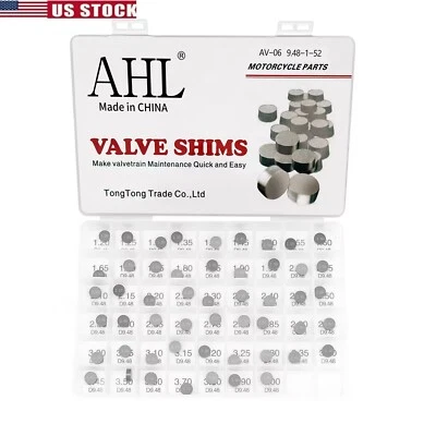 9.48 Valve Shims 52Pcs Kit for Yamaha YZ450F WR450F YFZ450 YP400 Majesty FJR1300 - Image 1 of 3