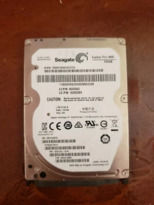 Seagate ST500LT012 500GB, Internal, 5400 RPM, 2.5" Hard Drive, Storage, As-is - Bild 1 von 2