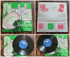 vinile 33 giri💿FESTIVAL DI SANREMO 1960 disco ORIGINALE🎶canzoni ITALIA vintage - Foto 1 di 6