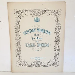 Antike Klaviernoten Sonntagmorgen 1921 von Carl Bohm - Bild 1 von 12