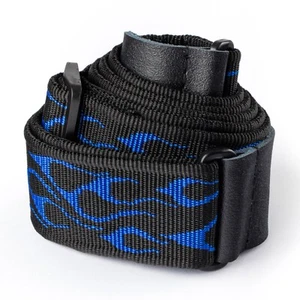 Dunlop D38-11BL gewebt blau Flambe Gitarrengurt - Bild 1 von 2