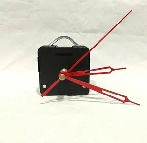 Quarz Uhrwerk Mechanismus Sockel mit roten Zeigern (USA SHIP) - Bild 1 von 2