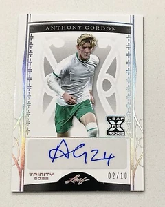 2022 Anthony Gordon Leaf Trinity  Platinum Auto RC #’d /10  - Picture 1 of 2