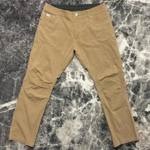 Kuhl Pants Mens 36x32 Konfidant Air 5098 Brown Tan Khaki Vented Outdoors Hiking - Picture 1 of 7