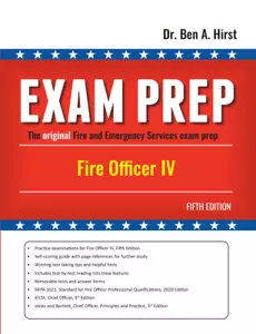 Exam Prep Fire Officer IV (Fifth Edition, NFPA 1021) - Picture 1 of 1
