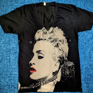 MADONNA PROMO T-SHIRT FOR CELEBRATION ALBUM RELEASE RARE Double Sided Prints - Picture 1 of 7