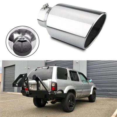 For Nissan Pathfinder 15" Diesel 5" Inlet 8" Outlet Exhaust Tip Stainless Steel - Image 1 of 4