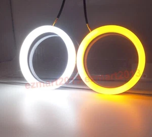 Switchback halo ring for Volvo S40 V50 08-12 LED angel eye DRL Turn Signal lamp - Picture 1 of 19