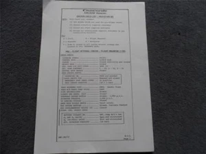 Concorde 002 Personnel Navigant Checklist Manuels 1972 Photocopie - Bild 1 von 1