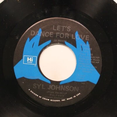Soul 45 Syl Johnson - Let'S Dance For Love / Mystery Lady On Hi Records - Image 1 of 2