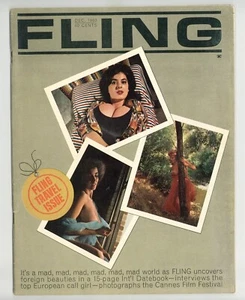 Fling 1963 Sally Douglas, Margaret Middleton 72p Relim Pub Pinup Magazine M35198 - Picture 1 of 2
