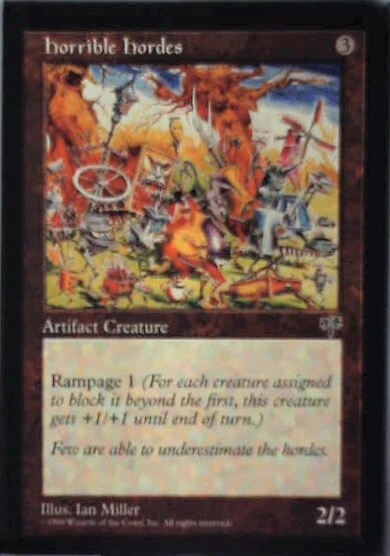 Horrible Hordes - Mirage: #304, Magic: The Gathering Nm R109 - Image 1 of 1