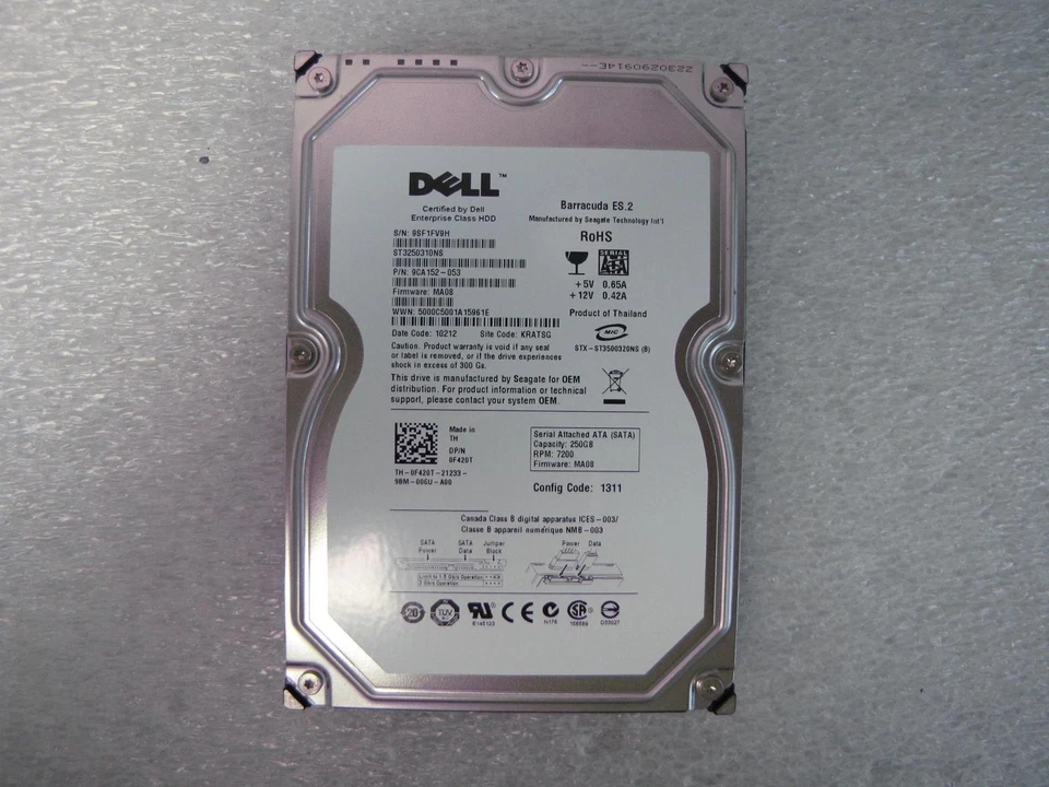 R3060 HD, DELL, 3.5", 120GB, I, 8MB, 7200RPM, WD-XL80, SATA - Image 1 of 1