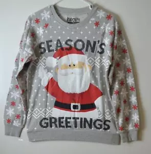 Rudolph Damen Weihnachtsmann Urlaub Sweatshirt - Bild 1 von 3