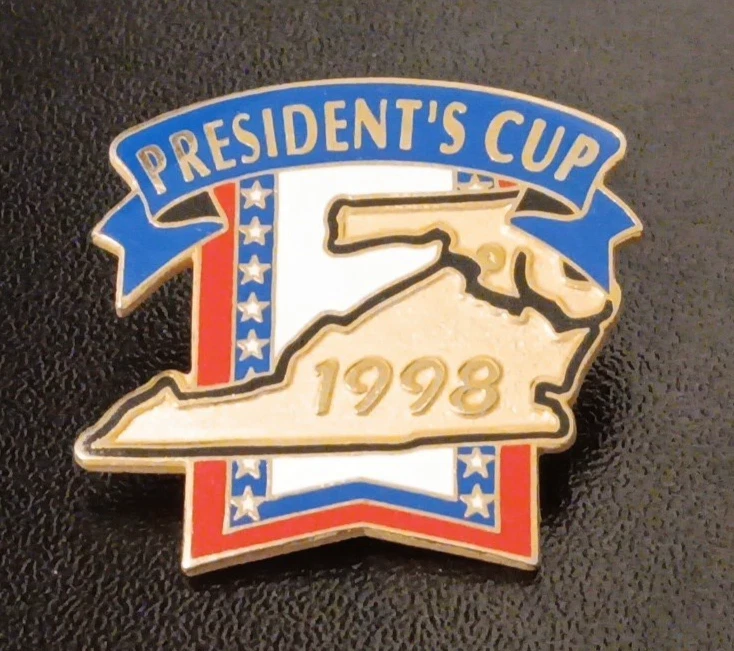 1998 PGA Tour Presidents Cup Lapel Pin — 第 1/1 张图片