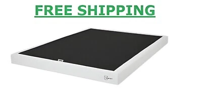 Box Spring 5" in Steel Mattress Bed Foundation Folding Bedroom Queen Size - Image 1 of 4
