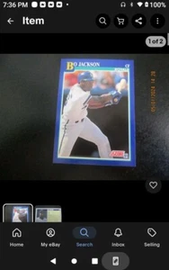 BO JACKSON ROYALS 1991 SCORE BASE CARD #5 - Bild 1 von 2