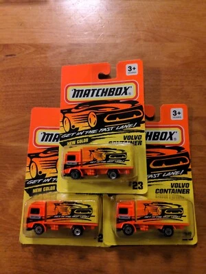Matchbox Volvo Container #23 - Lot Of 3 - Excellent Condition  - Image 1 of 4