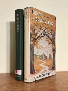 Sharecroppers - Signed by Roy G. Taylor plus Down a Country Road - 2 Book Lot - Picture 1 of 2
