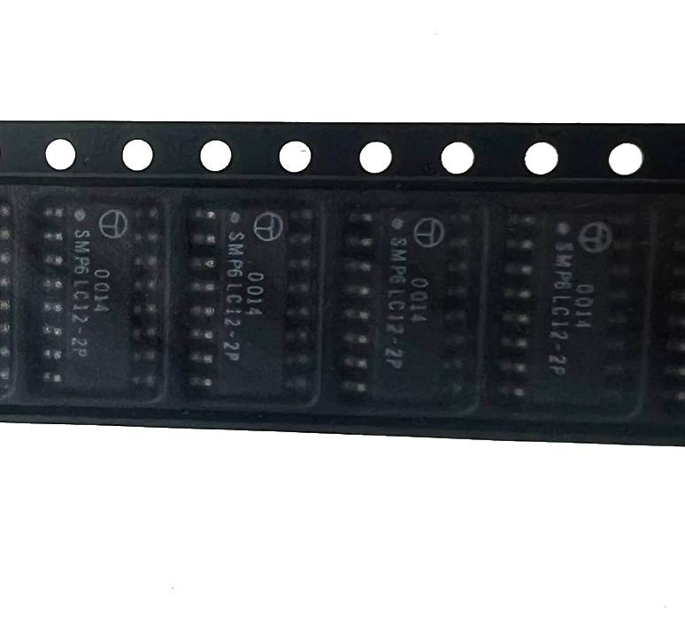 SMP6LC12-2P-T7 ESD Suppressor Diode Diode Array Bi-Dir 12V 35Vc 16-Pin SOIC - Image 1 of 2