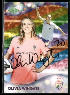 Signed 2024 Parkside NWSL Pride #15 Olivia Wingate IP Auto - Image 1 of 2