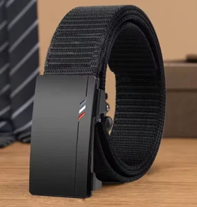 Taktischer Nylongürtel Arbeitsgürtel Militär Gürtel Herren Outdoor Schwarz DE - Bild 1 von 5