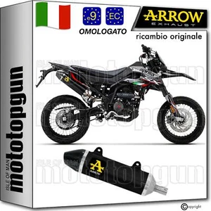 ARROW SCARICO OMOLOGATO THUNDER ALLUMINIO NERO C APRILIA RX - SX 125 2024 24 - Foto 1 di 5