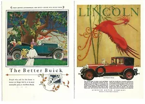 1987 ANTIQUE AUTOMOBILE ADVERTISING, POST CARDS - Picture 1 of 7