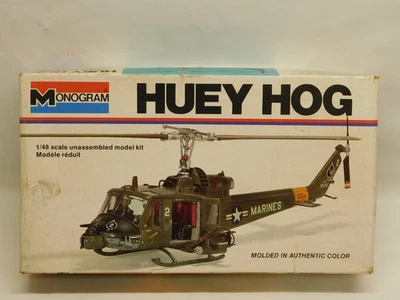 Monogram Model Kit Huey Hog Attack Chopper 1/48 Scale - Open Box Kit - Image 1 of 4