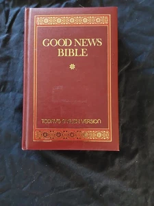 Good News Bible: Today's English Version 1976, Nelson Hardcover Vintage Burgundy - Imagen 1 de 3