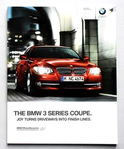 CATALOGO BROCHURE VENDITA BMW SERIE 3 COUPE 2011 ~ 68 PAGINE ~ 11,25" x 9" - Foto 1 di 11