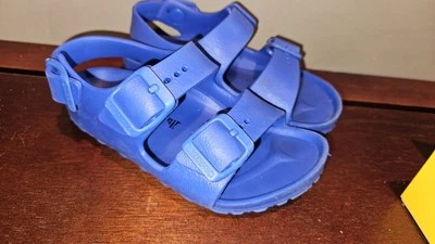 SANDALIAS BIRKENSTOCK MILANO ESSENTIAL NIÑOS AZUL EVO TALLA 9 9.5 Foto 1 de 4