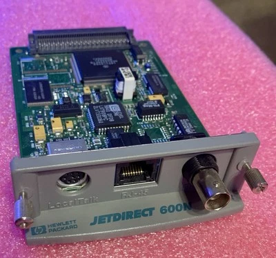 HP JetDirect 600n EIO Ethernet Appletalk Print Server J3111A - Image 1 of 2