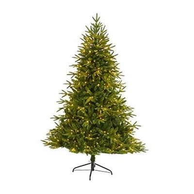 . Colorado Mountain Fir Natural Look Artificial Christmas Tree with 6ft Green - Image 1 of 4