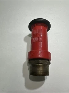 Elkhart 1-1/2" PVC and Brass Fire Hose Nozzle 1575 NOS - Picture 1 of 6