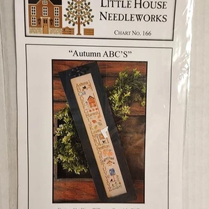 Little House Needleworks Autumn ABC's Cross Stitch Chart - Picture 1 of 4