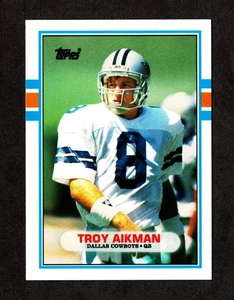 1989 TOPPS TRADED RC #70T TROY AIKMAN HOF - DALLAS COWBOYS - ROOKIE CARD - *10 - Picture 1 of 2