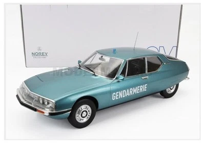 NOREV 121703 CITROEN - SM MASERATI GENDARMERIE 1973 - LIGHT BLUE - 1/12 - Immagine 1 di 2