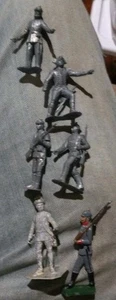 Prussian Lead Soldier Lot Vintage - Picture 1 of 5