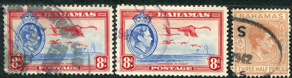 BAHAMAS (22021): ORANGE CREEK/postmark/TRD cancels KG6 - Image 1 of 1