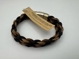 Cowboy Sammlerstücke geflochtenes Chevron Pferdehaar Armband Montana neu mit Etikett - Bild 1 von 2