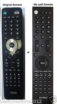 RCA RCA1 RE20QP80 Remote for RCA LED42C45RQ 46LB45RQ 46LB45RQ LED50B45RQ 26LARQD - Image 1 of 4