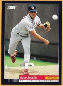 RENE AROCBA ST. LOUIS CARDINALS #164 - PUNTUACIÓN CASI NUEVA-COMO NUEVA 1994 - Imagen 1 de 2