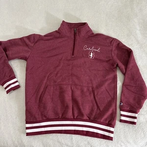 Champion STANFORD CARDINALS 1/4 Zip Pullover Mens size L Sweater - Picture 1 of 6